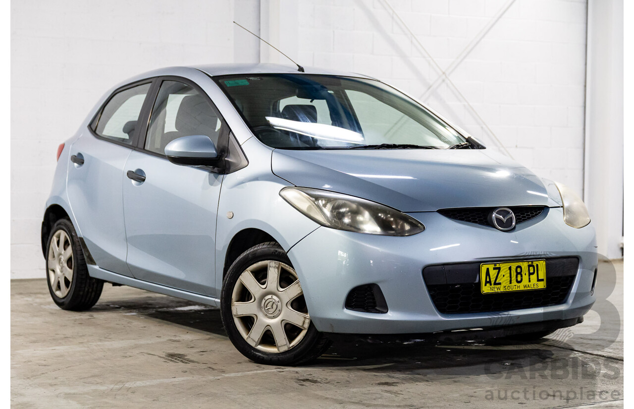 11/2008 Mazda Mazda2 Neo DE 5d Hatchback Icy Blue Metallic 1.5L
