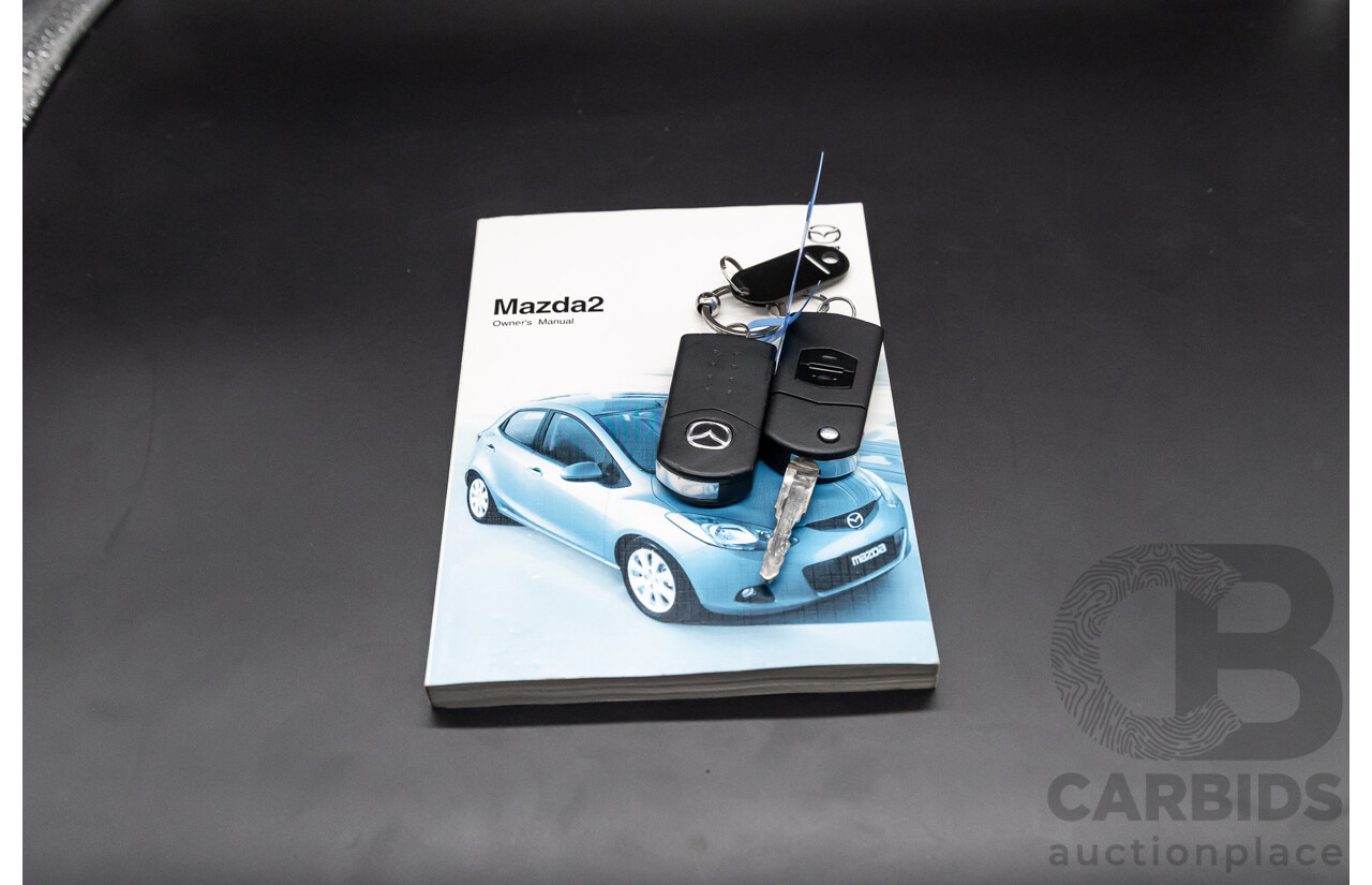 11/2008 Mazda Mazda2 Neo DE 5d Hatchback Icy Blue Metallic 1.5L