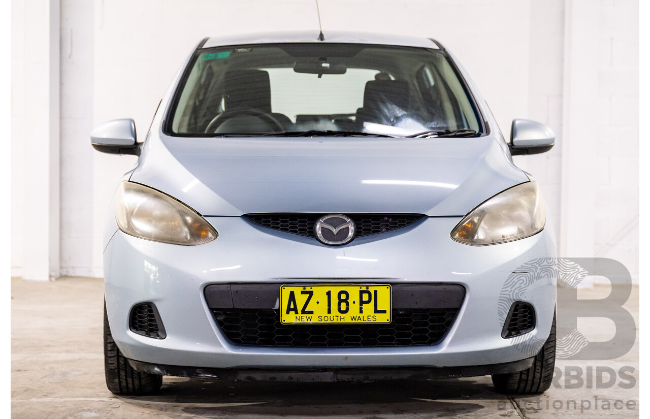 11/2008 Mazda Mazda2 Neo DE 5d Hatchback Icy Blue Metallic 1.5L