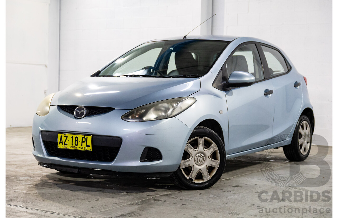 11/2008 Mazda Mazda2 Neo DE 5d Hatchback Icy Blue Metallic 1.5L