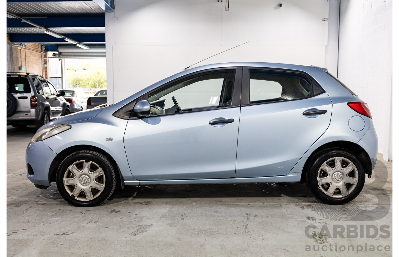 11/2008 Mazda Mazda2 Neo DE 5d Hatchback Icy Blue Metallic 1.5L