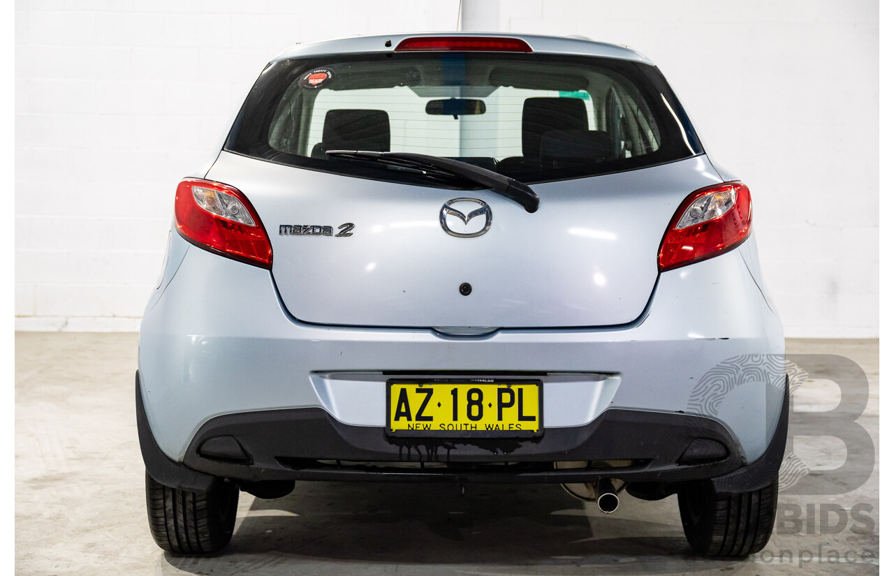 11/2008 Mazda Mazda2 Neo DE 5d Hatchback Icy Blue Metallic 1.5L