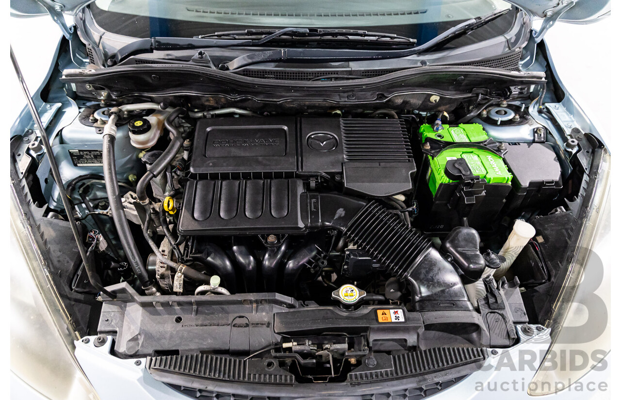 11/2008 Mazda Mazda2 Neo DE 5d Hatchback Icy Blue Metallic 1.5L