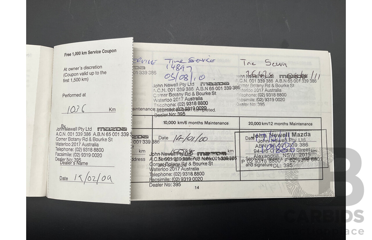 11/2008 Mazda Mazda2 Neo DE 5d Hatchback Icy Blue Metallic 1.5L