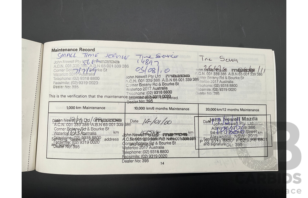 11/2008 Mazda Mazda2 Neo DE 5d Hatchback Icy Blue Metallic 1.5L