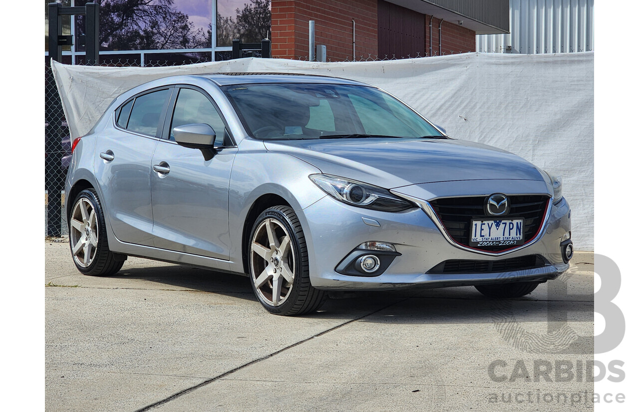 9/2014 Mazda Mazda3 XD Astina BM 5d Hatchback Silver 2.2L Turbo Diesel