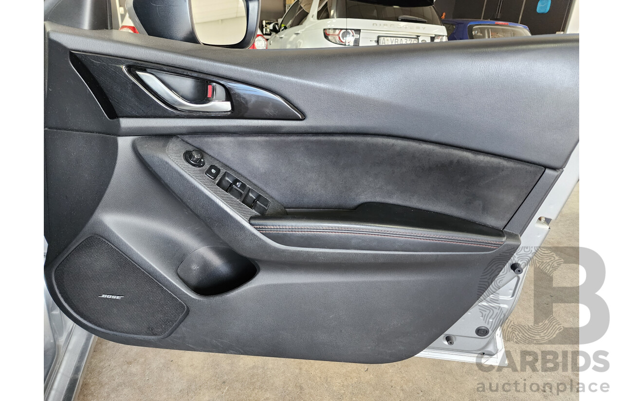 9/2014 Mazda Mazda3 XD Astina BM 5d Hatchback Silver 2.2L Turbo Diesel