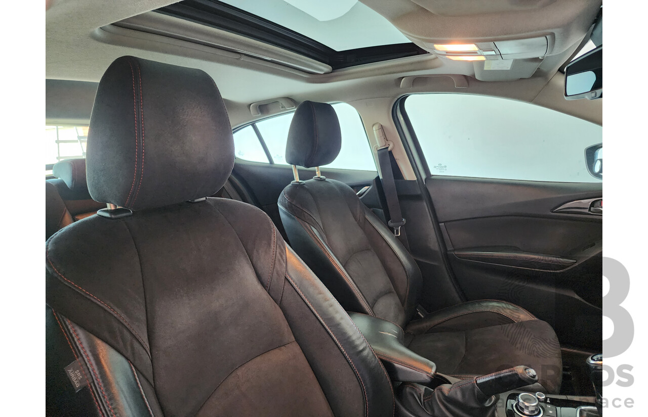 9/2014 Mazda Mazda3 XD Astina BM 5d Hatchback Silver 2.2L Turbo Diesel