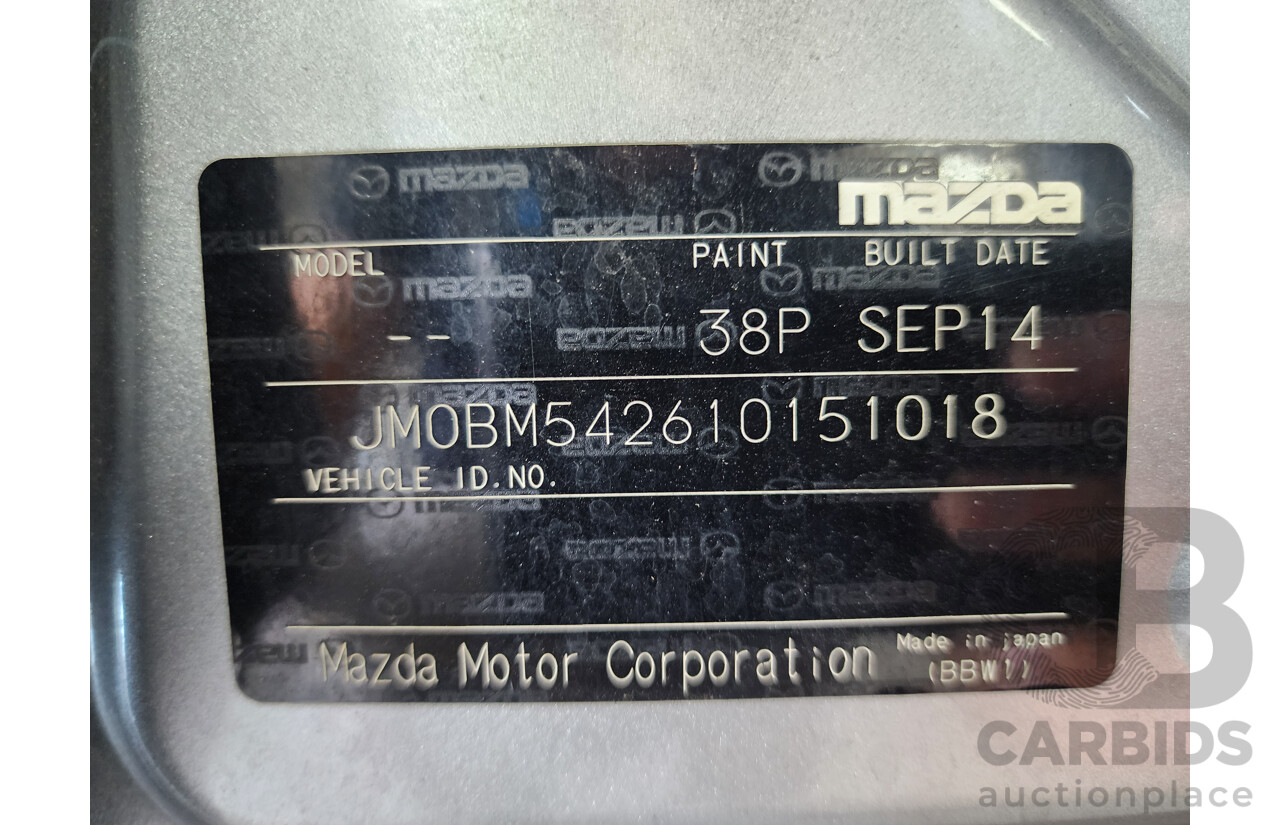 9/2014 Mazda Mazda3 XD Astina BM 5d Hatchback Silver 2.2L Turbo Diesel