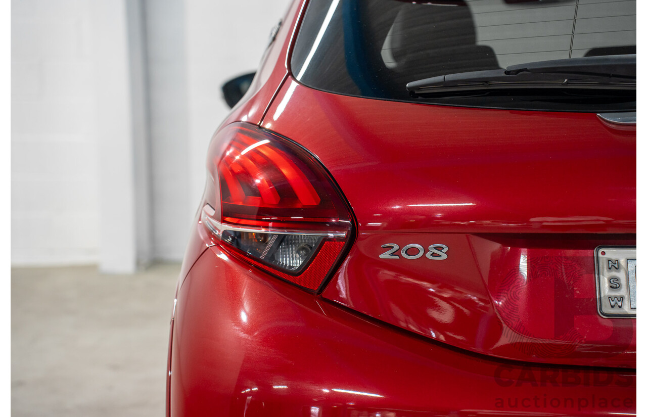 01/2017 Peugeot 208 GTi (FWD) 3d Hatchback Ruby Red Metallic Turbo 1.6L