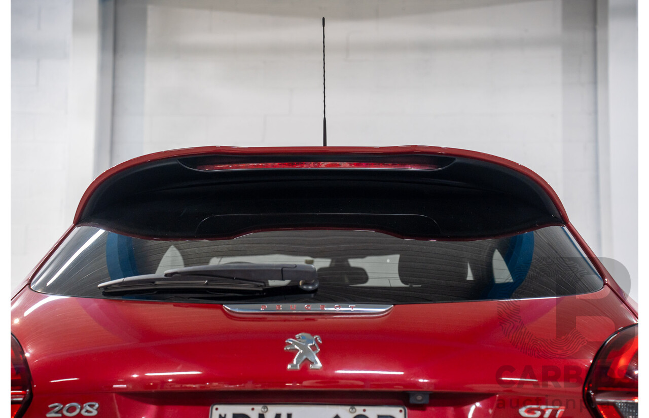 01/2017 Peugeot 208 GTi (FWD) 3d Hatchback Ruby Red Metallic Turbo 1.6L