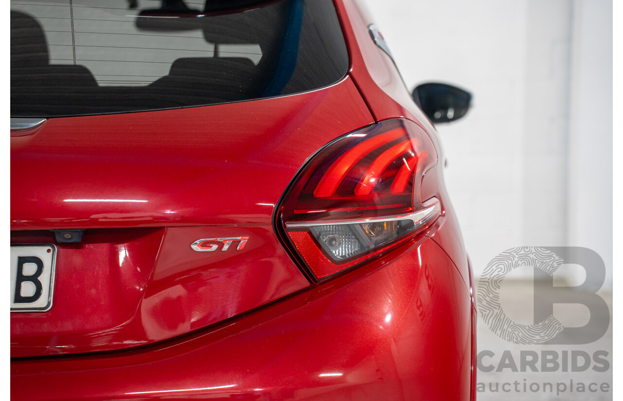 01/2017 Peugeot 208 GTi (FWD) 3d Hatchback Ruby Red Metallic Turbo 1.6L