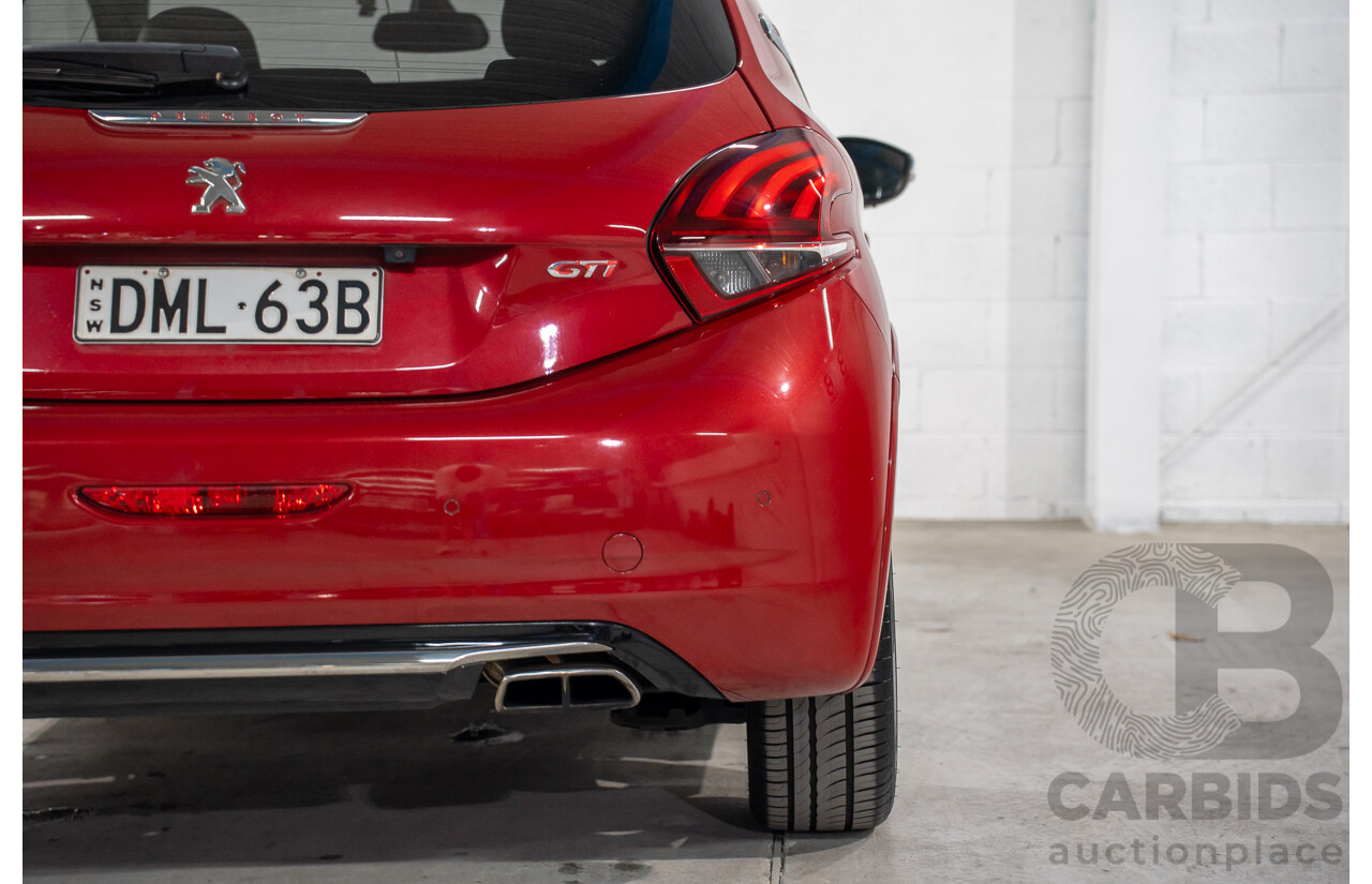 01/2017 Peugeot 208 GTi (FWD) 3d Hatchback Ruby Red Metallic Turbo 1.6L