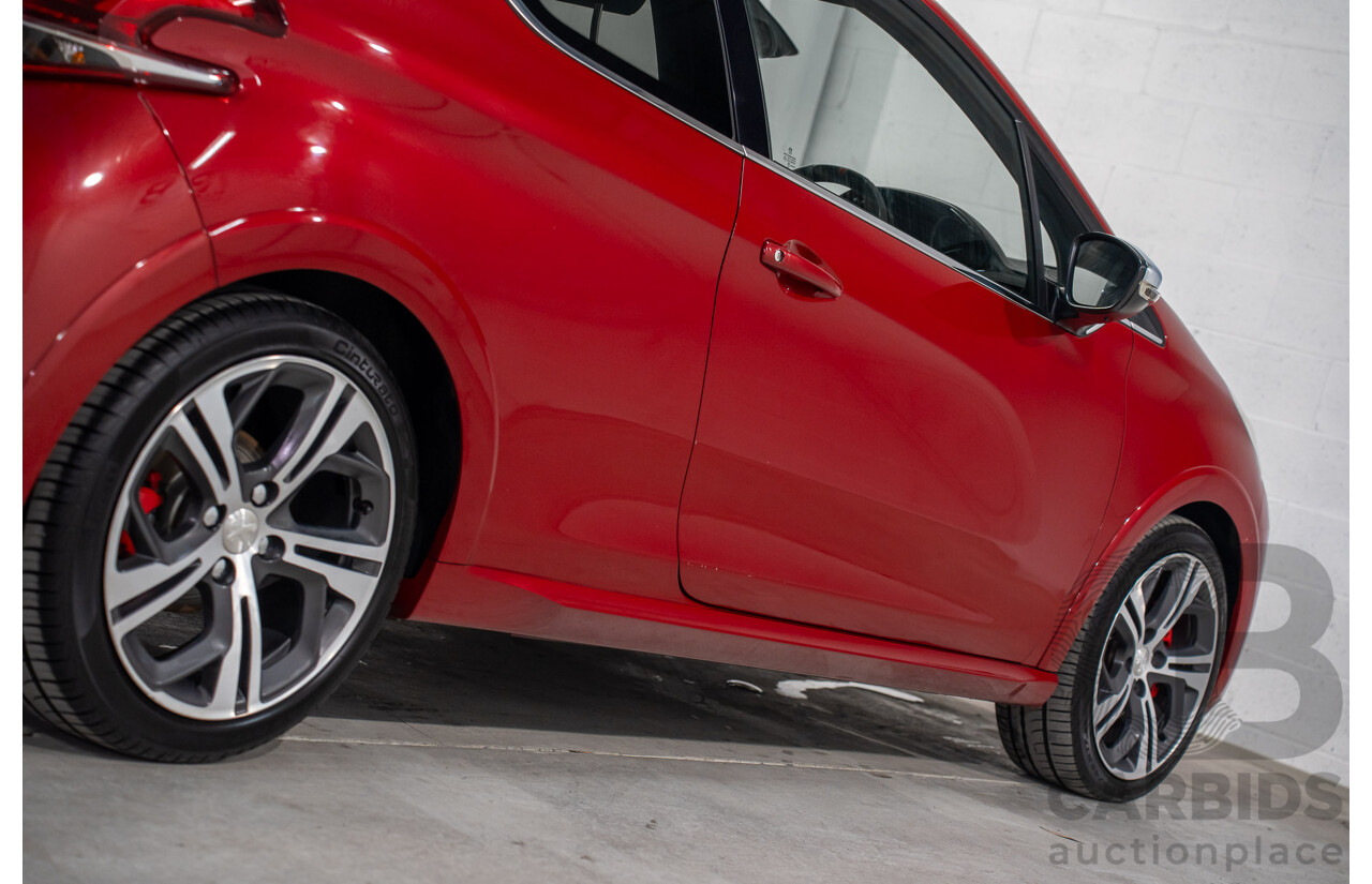 01/2017 Peugeot 208 GTi (FWD) 3d Hatchback Ruby Red Metallic Turbo 1.6L