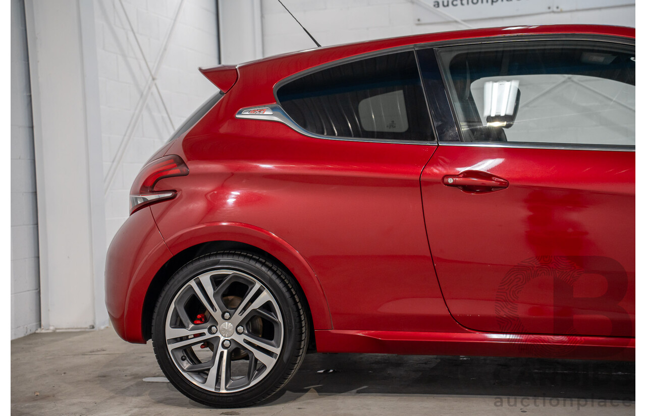 01/2017 Peugeot 208 GTi (FWD) 3d Hatchback Ruby Red Metallic Turbo 1.6L