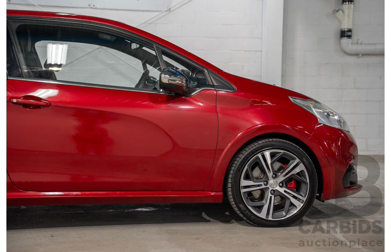 01/2017 Peugeot 208 GTi (FWD) 3d Hatchback Ruby Red Metallic Turbo 1.6L