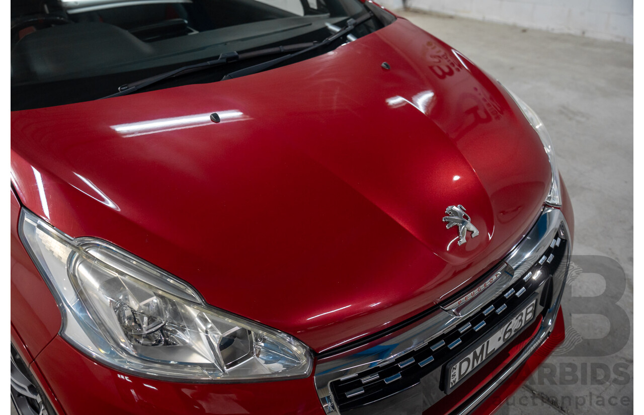 01/2017 Peugeot 208 GTi (FWD) 3d Hatchback Ruby Red Metallic Turbo 1.6L