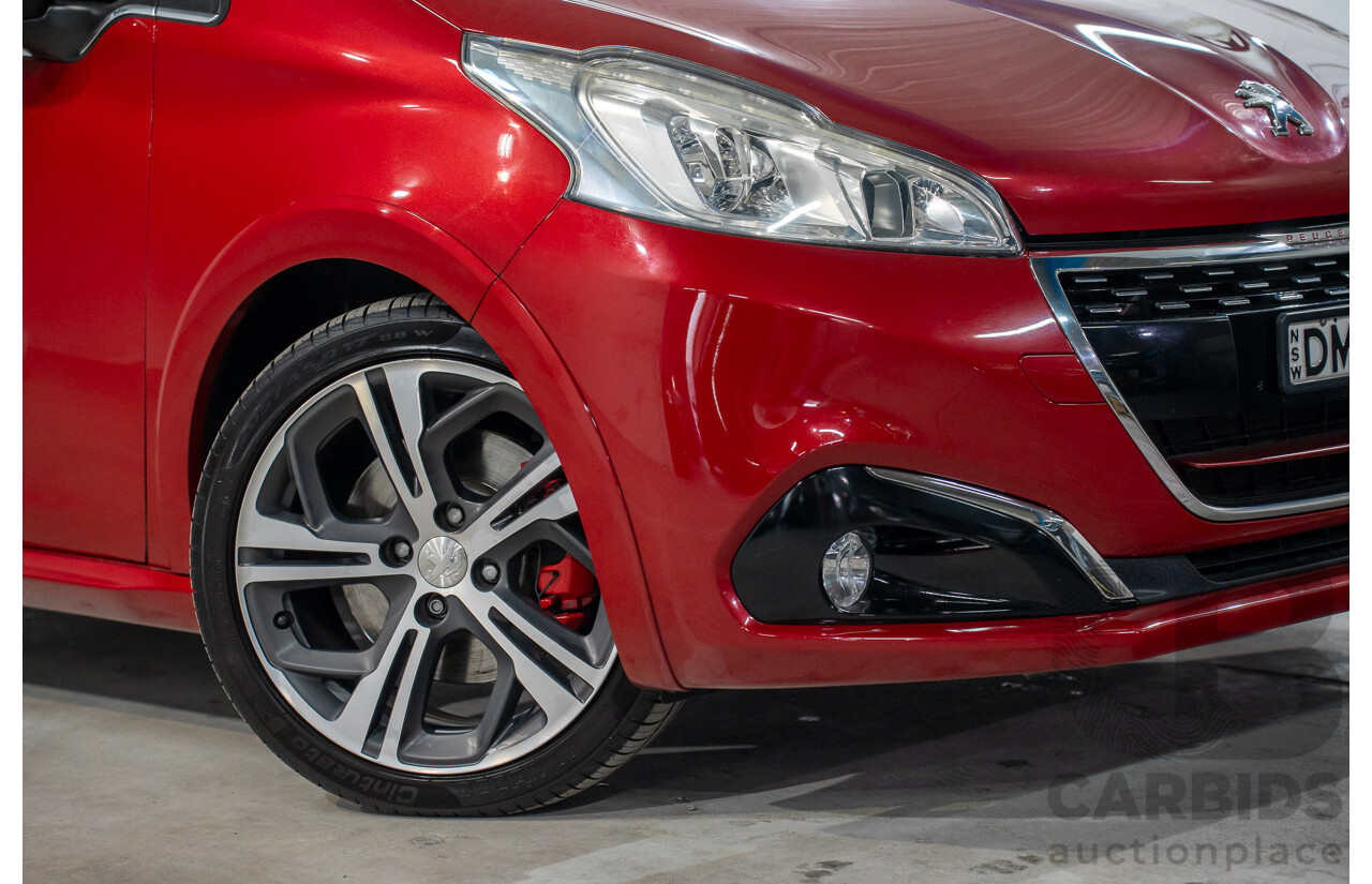 01/2017 Peugeot 208 GTi (FWD) 3d Hatchback Ruby Red Metallic Turbo 1.6L