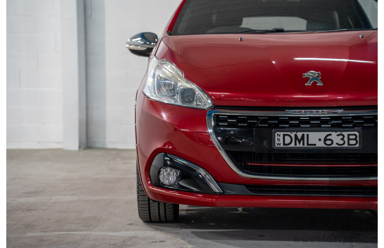 01/2017 Peugeot 208 GTi (FWD) 3d Hatchback Ruby Red Metallic Turbo 1.6L