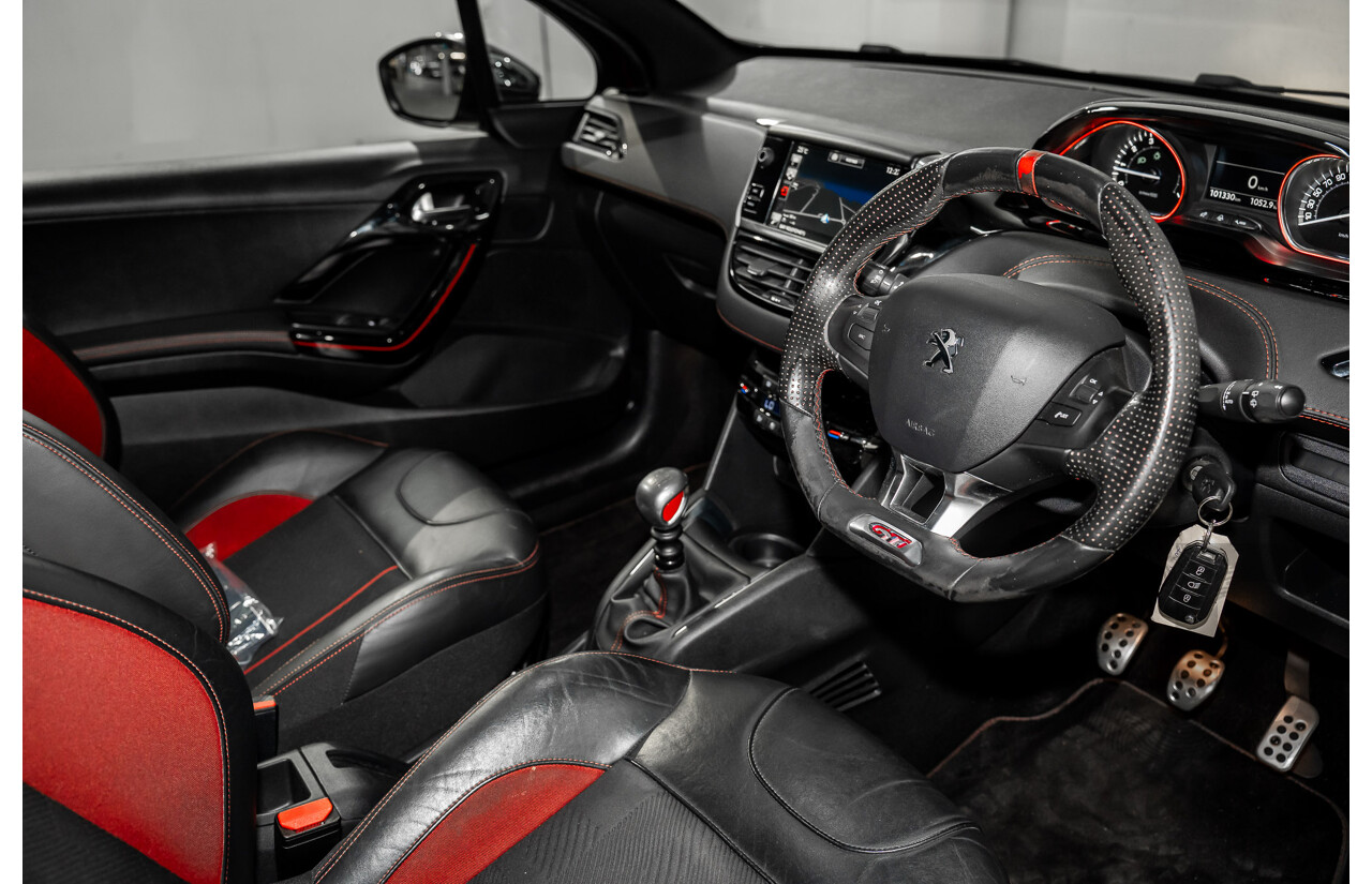 01/2017 Peugeot 208 GTi (FWD) 3d Hatchback Ruby Red Metallic Turbo 1.6L