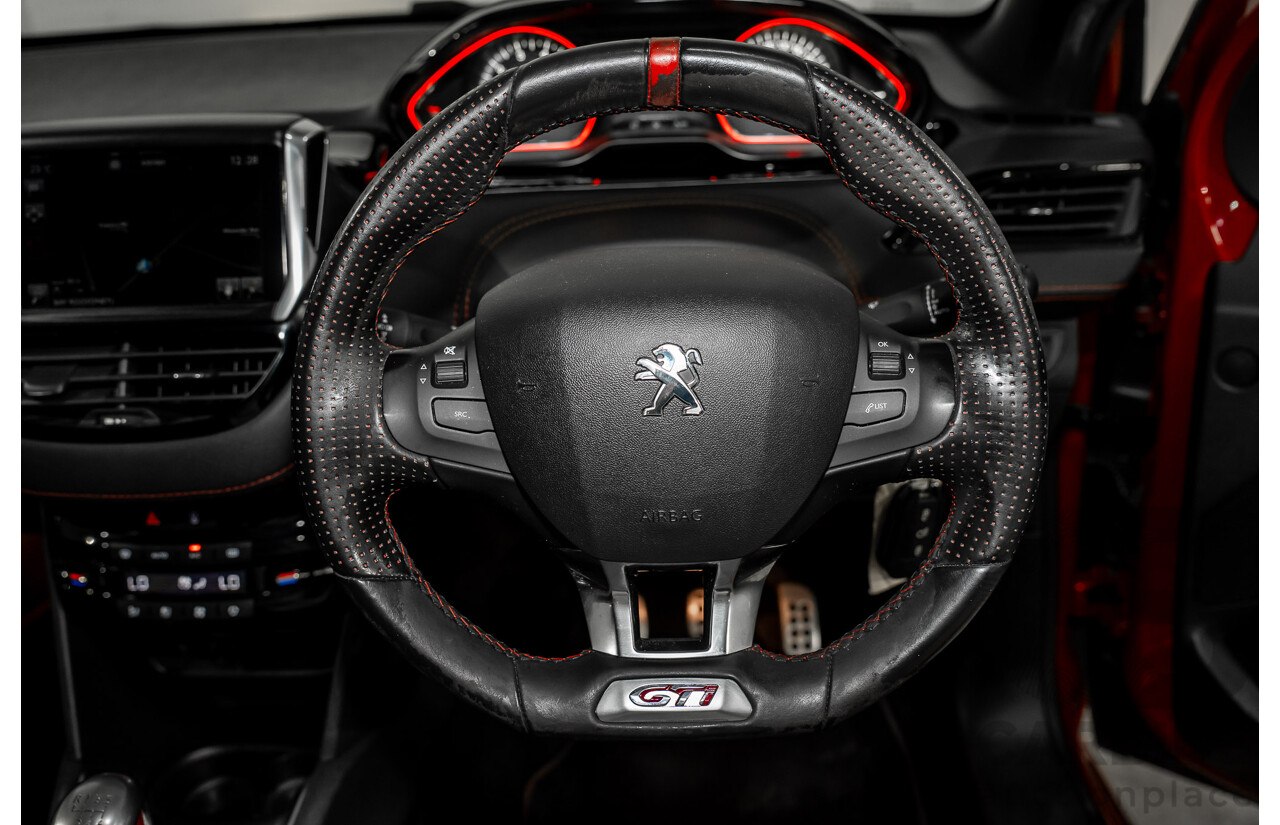 01/2017 Peugeot 208 GTi (FWD) 3d Hatchback Ruby Red Metallic Turbo 1.6L