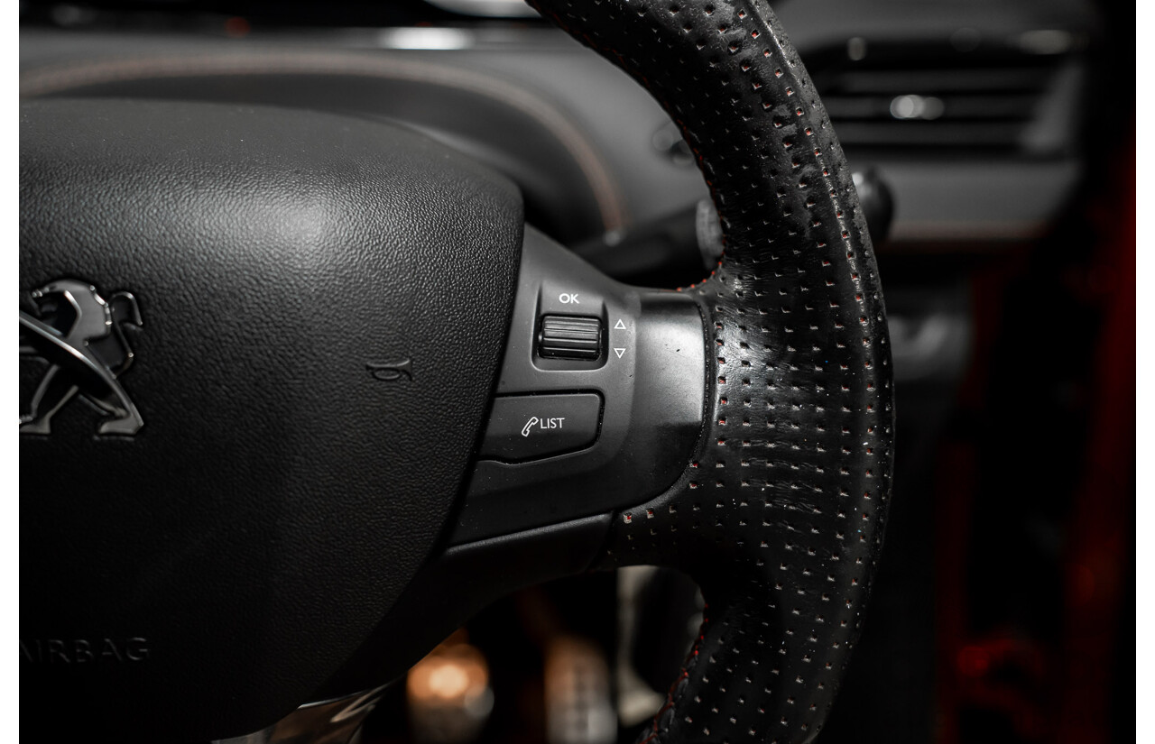 01/2017 Peugeot 208 GTi (FWD) 3d Hatchback Ruby Red Metallic Turbo 1.6L