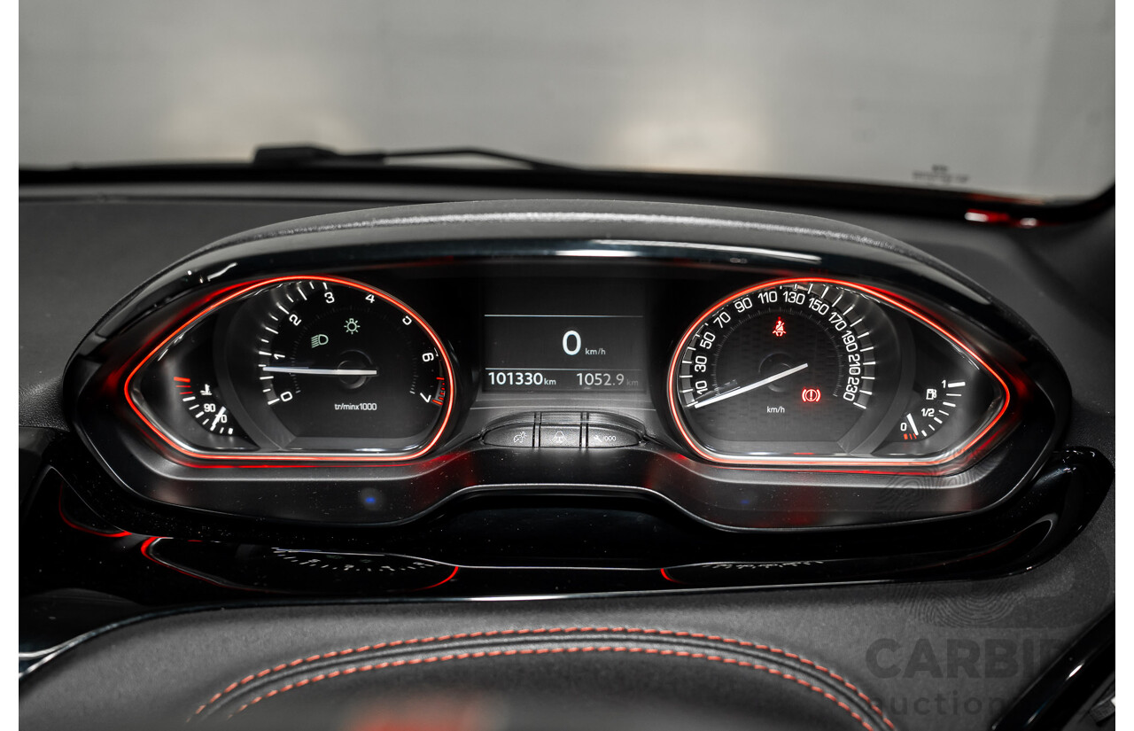 01/2017 Peugeot 208 GTi (FWD) 3d Hatchback Ruby Red Metallic Turbo 1.6L