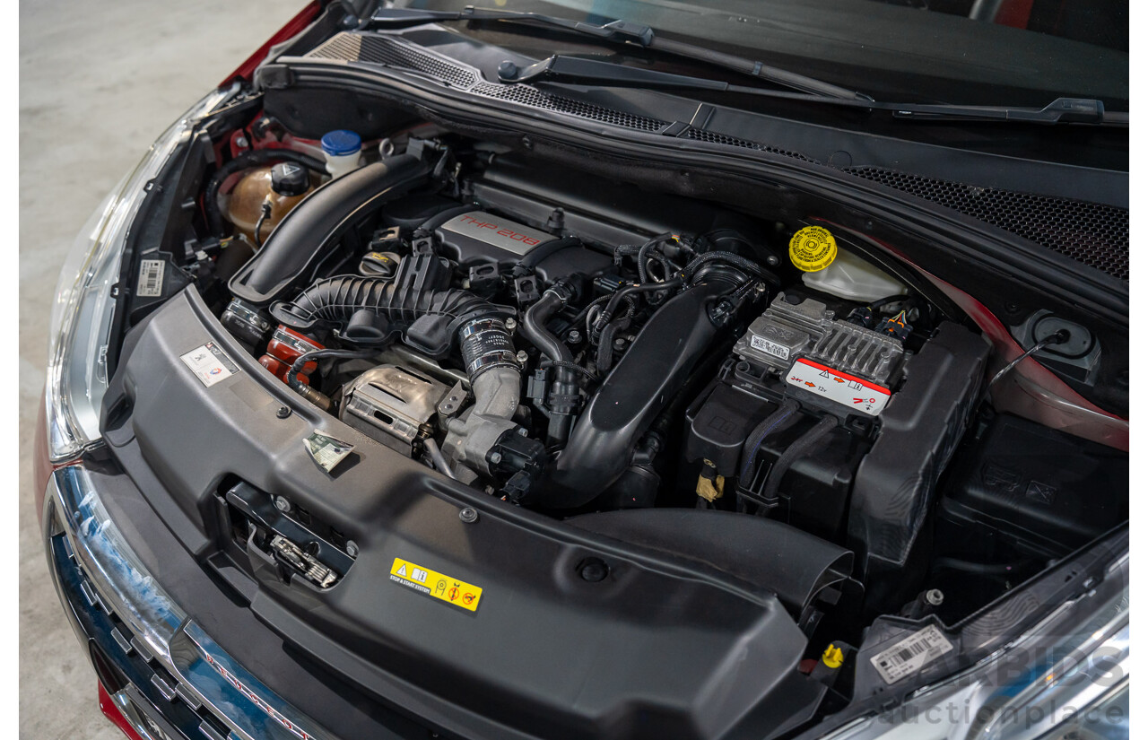 01/2017 Peugeot 208 GTi (FWD) 3d Hatchback Ruby Red Metallic Turbo 1.6L