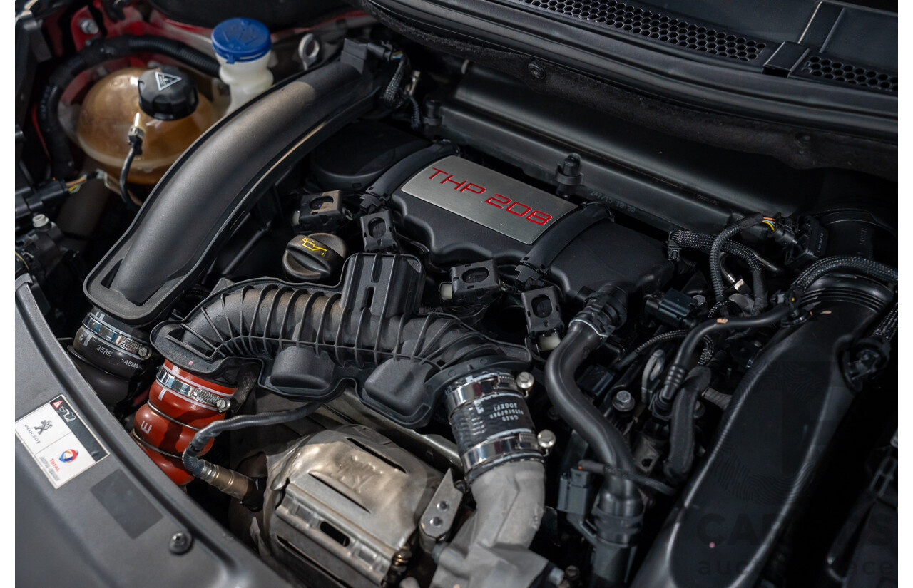 01/2017 Peugeot 208 GTi (FWD) 3d Hatchback Ruby Red Metallic Turbo 1.6L