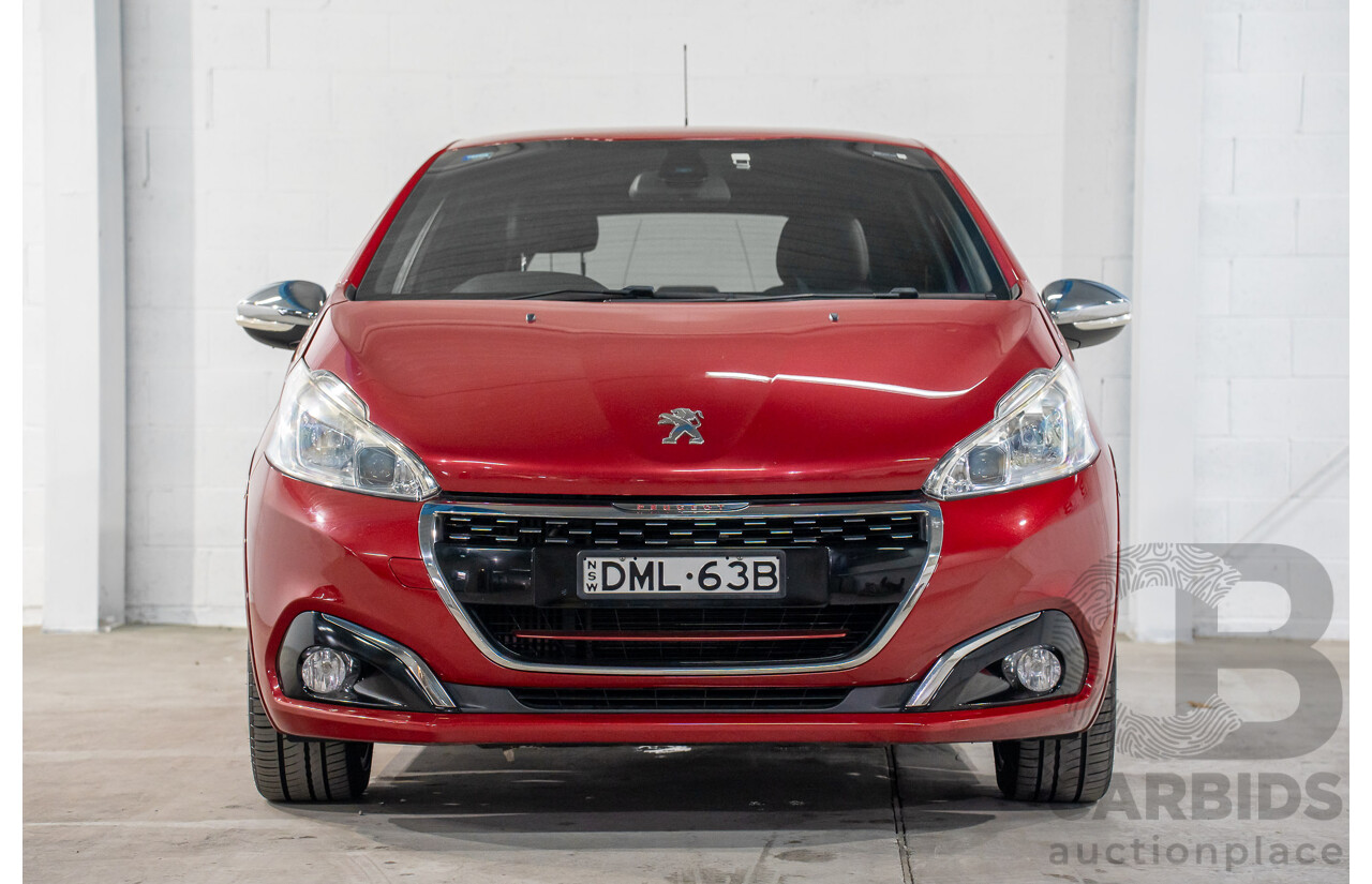 01/2017 Peugeot 208 GTi (FWD) 3d Hatchback Ruby Red Metallic Turbo 1.6L