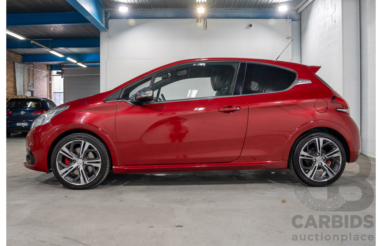 01/2017 Peugeot 208 GTi (FWD) 3d Hatchback Ruby Red Metallic Turbo 1.6L