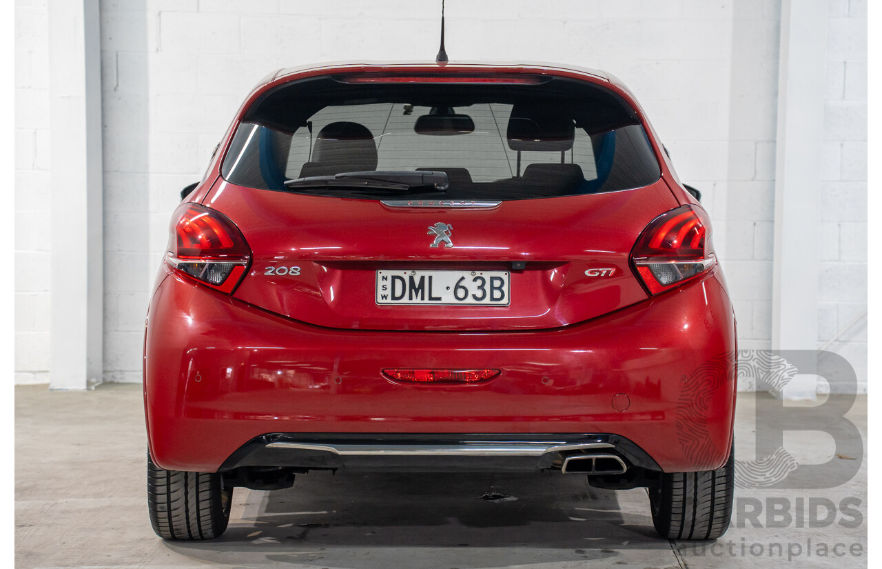 01/2017 Peugeot 208 GTi (FWD) 3d Hatchback Ruby Red Metallic Turbo 1.6L