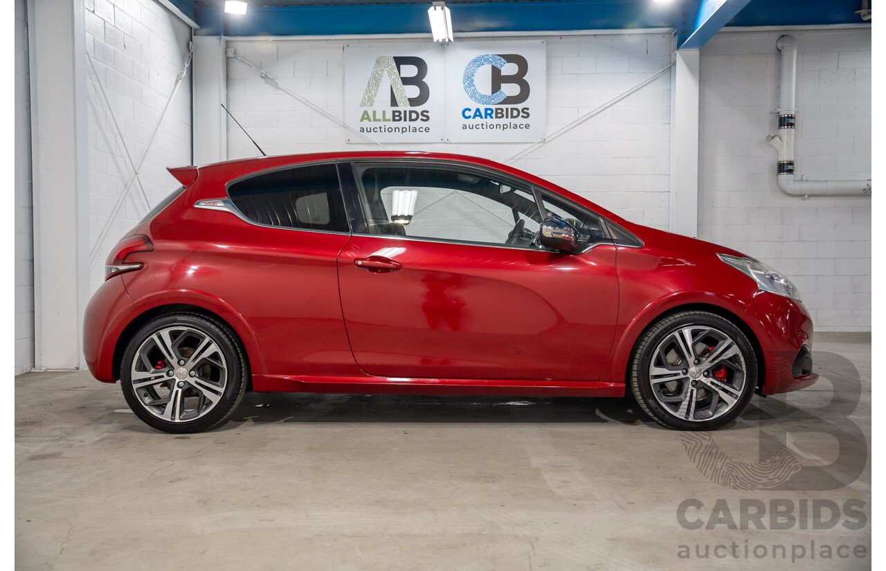01/2017 Peugeot 208 GTi (FWD) 3d Hatchback Ruby Red Metallic Turbo 1.6L