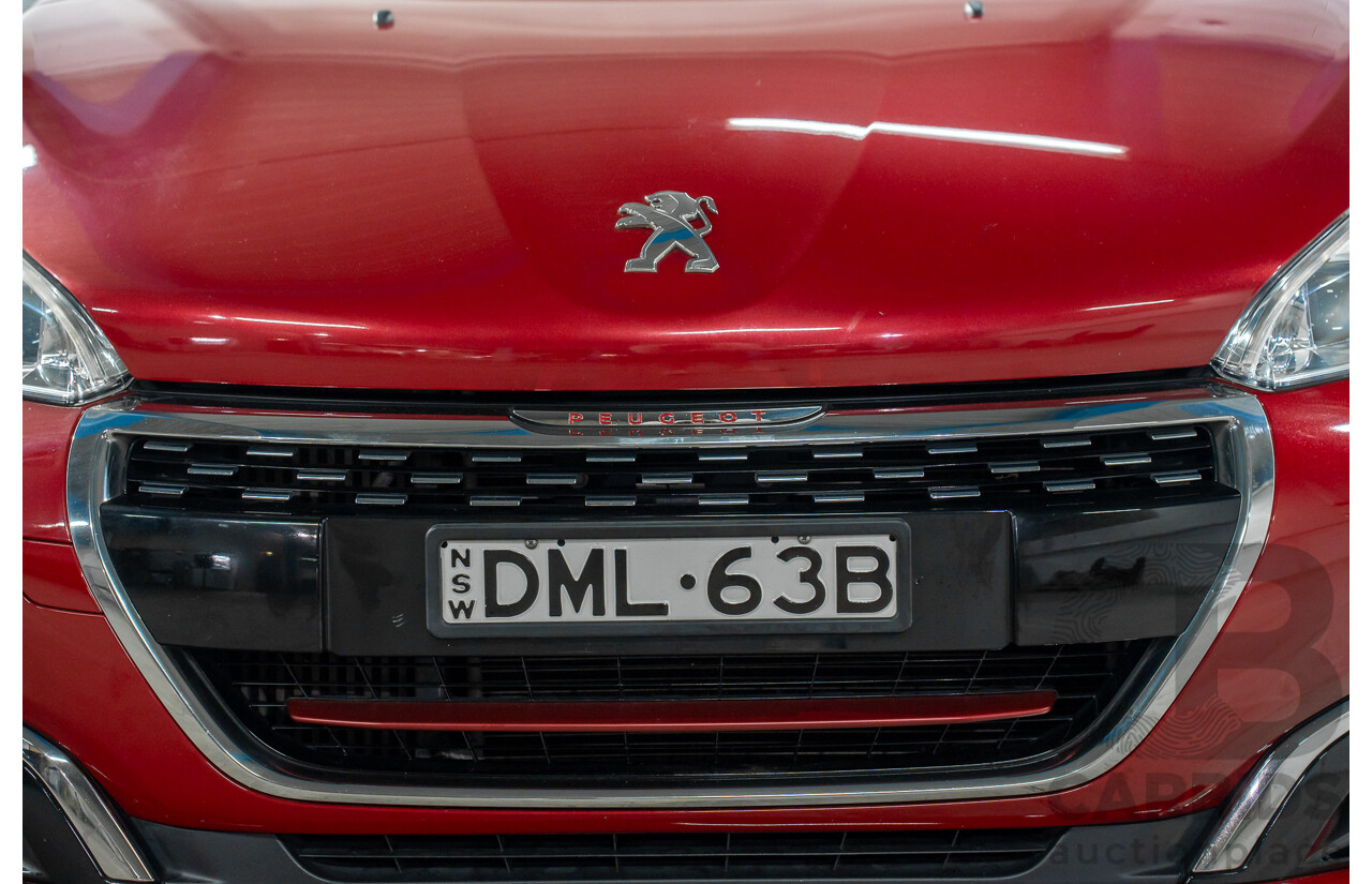 01/2017 Peugeot 208 GTi (FWD) 3d Hatchback Ruby Red Metallic Turbo 1.6L