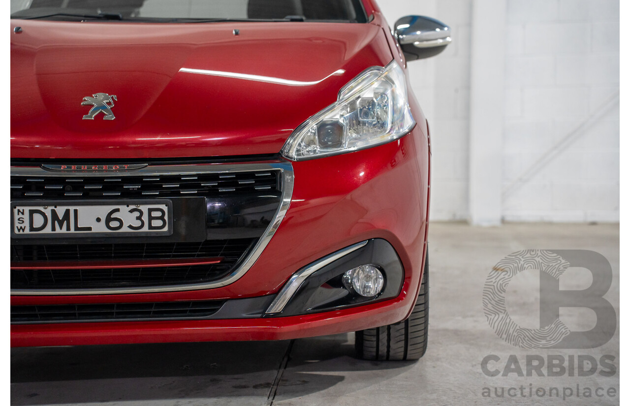 01/2017 Peugeot 208 GTi (FWD) 3d Hatchback Ruby Red Metallic Turbo 1.6L