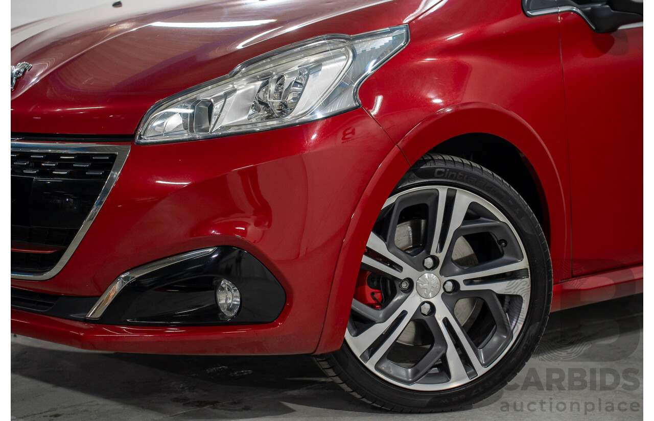 01/2017 Peugeot 208 GTi (FWD) 3d Hatchback Ruby Red Metallic Turbo 1.6L