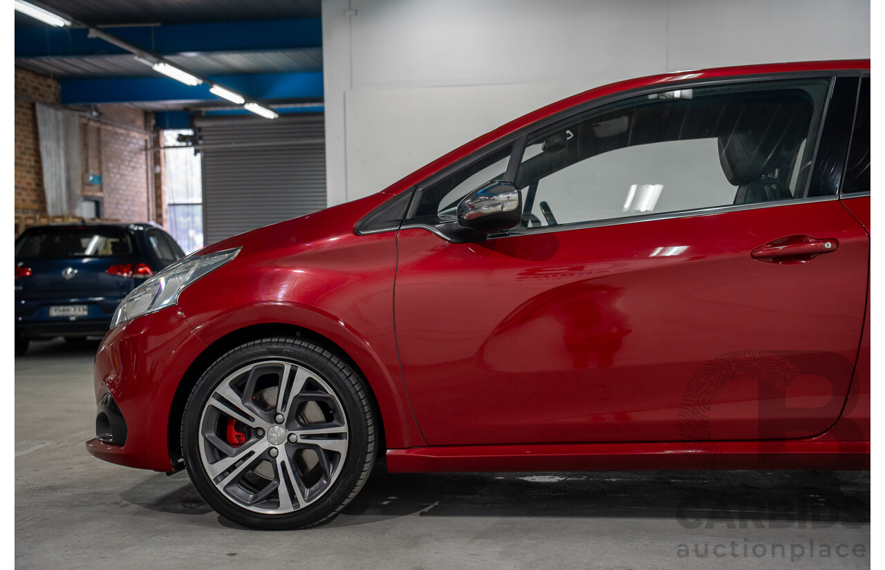 01/2017 Peugeot 208 GTi (FWD) 3d Hatchback Ruby Red Metallic Turbo 1.6L