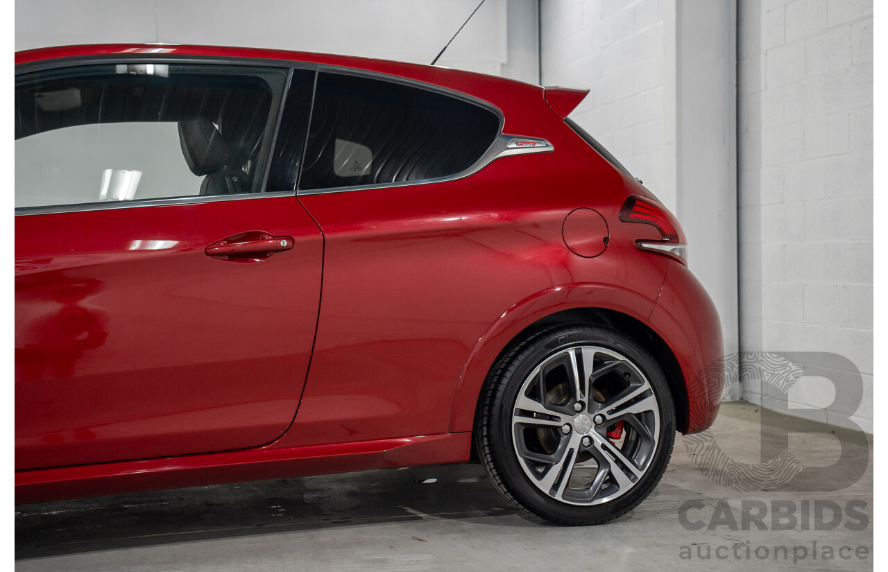 01/2017 Peugeot 208 GTi (FWD) 3d Hatchback Ruby Red Metallic Turbo 1.6L