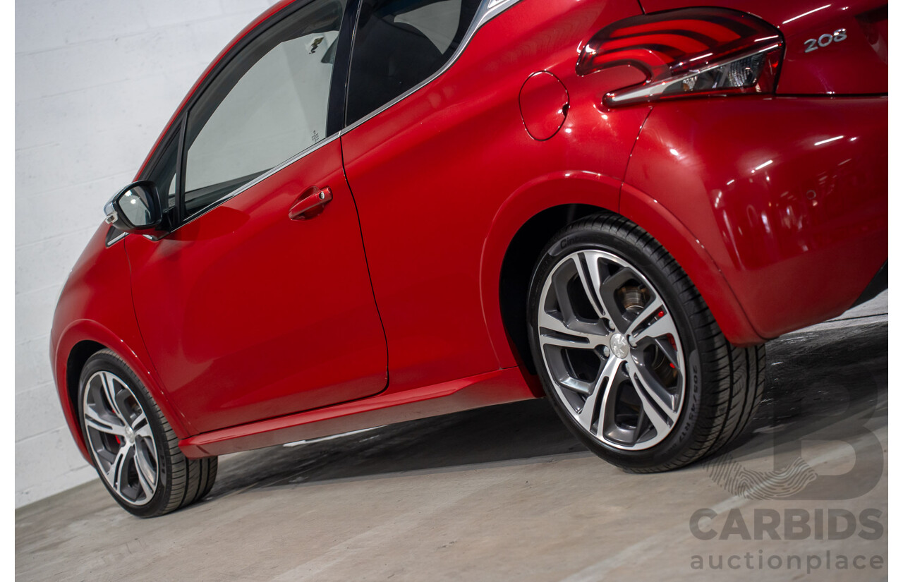 01/2017 Peugeot 208 GTi (FWD) 3d Hatchback Ruby Red Metallic Turbo 1.6L