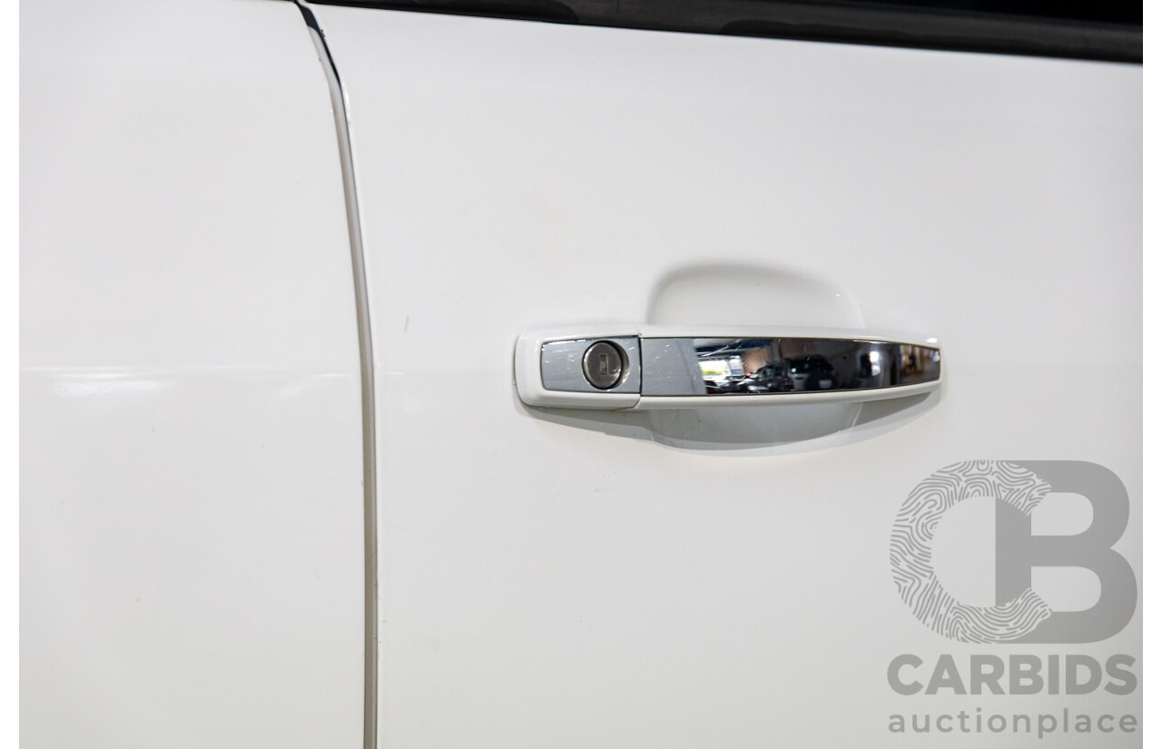 2/2013 Holden Colorado LTZ (4x4) RG Crew Cab P/Up Summit White Turbo Diesel 2.8L