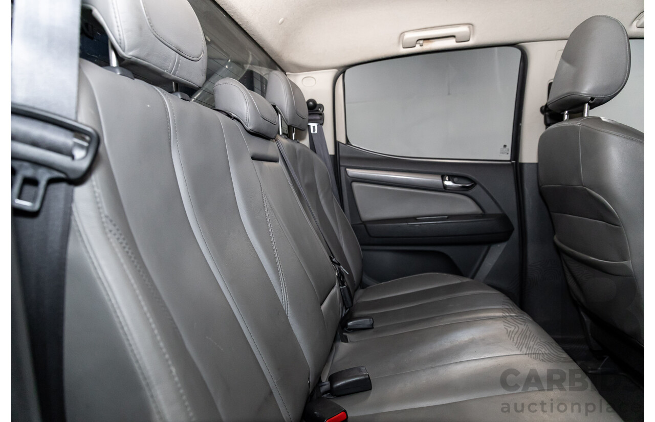 2/2013 Holden Colorado LTZ (4x4) RG Crew Cab P/Up Summit White Turbo Diesel 2.8L