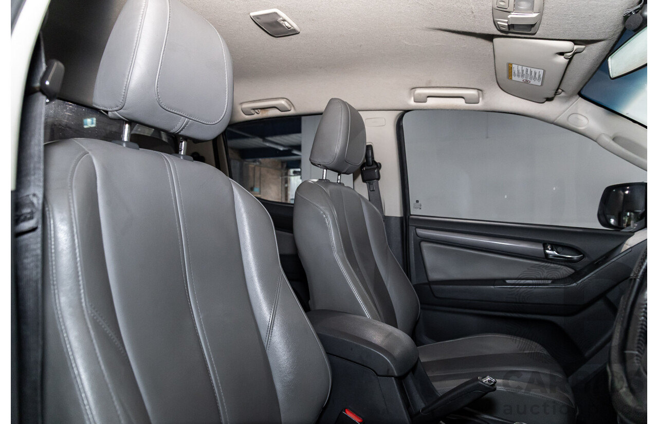 2/2013 Holden Colorado LTZ (4x4) RG Crew Cab P/Up Summit White Turbo Diesel 2.8L