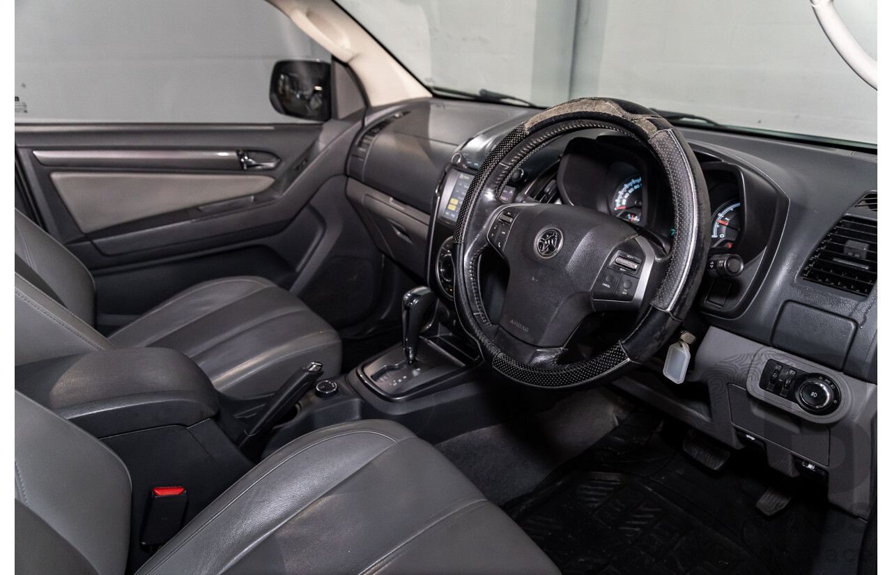 2/2013 Holden Colorado LTZ (4x4) RG Crew Cab P/Up Summit White Turbo Diesel 2.8L