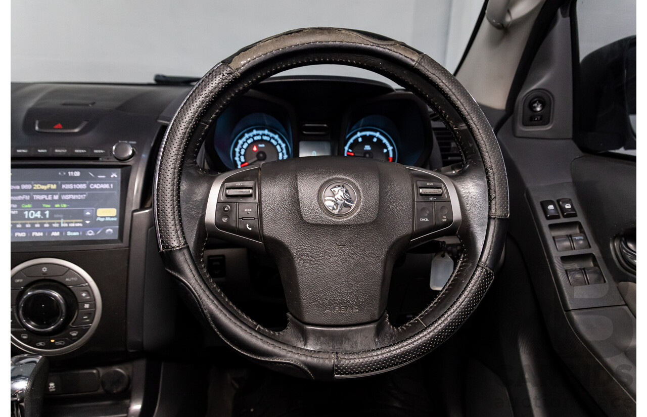 2/2013 Holden Colorado LTZ (4x4) RG Crew Cab P/Up Summit White Turbo Diesel 2.8L