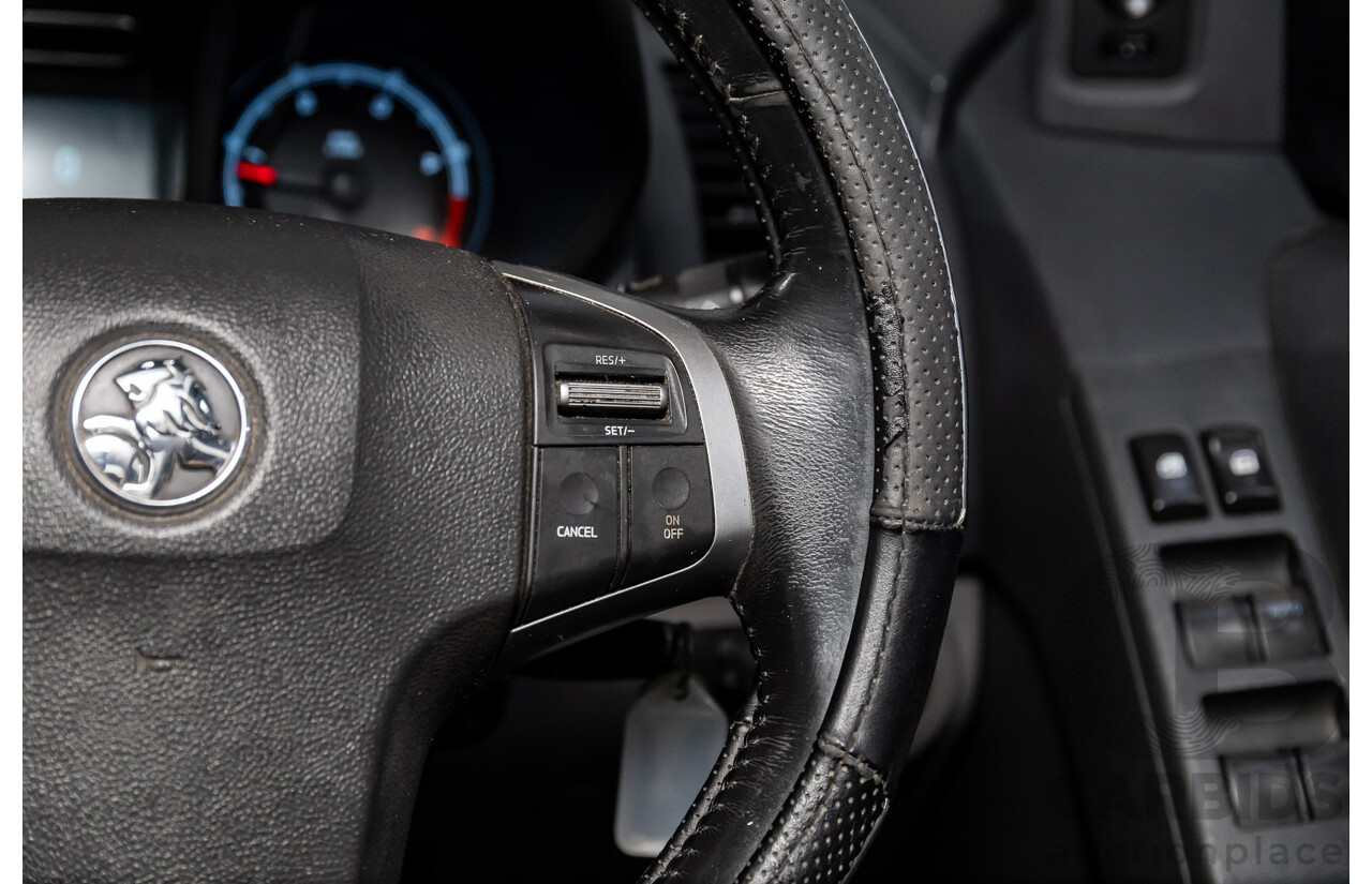 2/2013 Holden Colorado LTZ (4x4) RG Crew Cab P/Up Summit White Turbo Diesel 2.8L