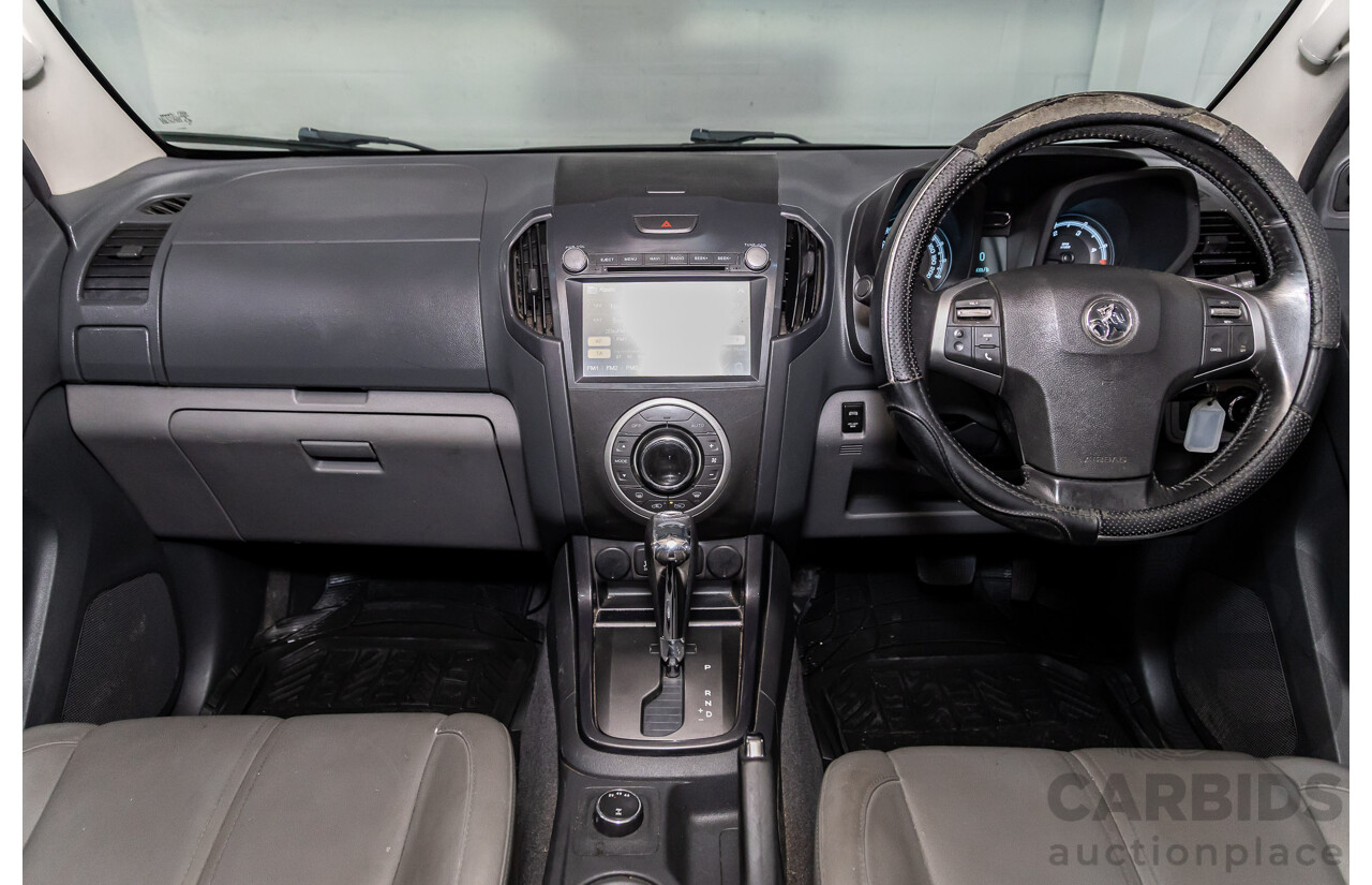 2/2013 Holden Colorado LTZ (4x4) RG Crew Cab P/Up Summit White Turbo Diesel 2.8L