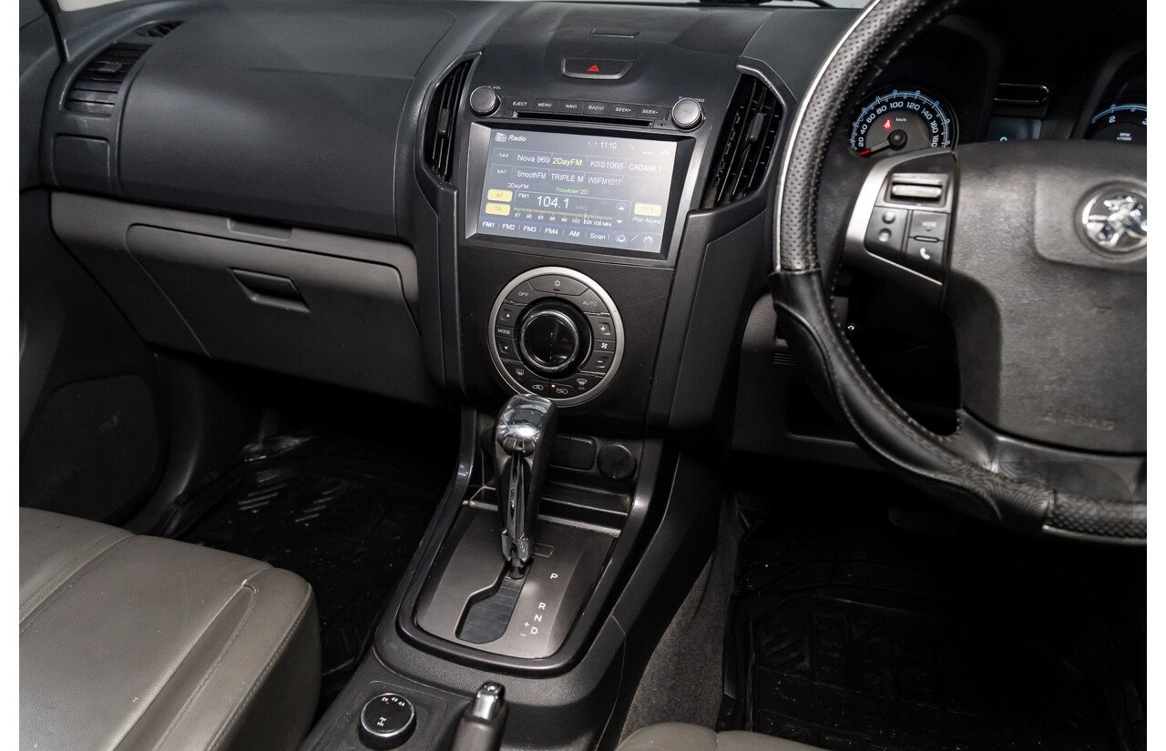 2/2013 Holden Colorado LTZ (4x4) RG Crew Cab P/Up Summit White Turbo Diesel 2.8L