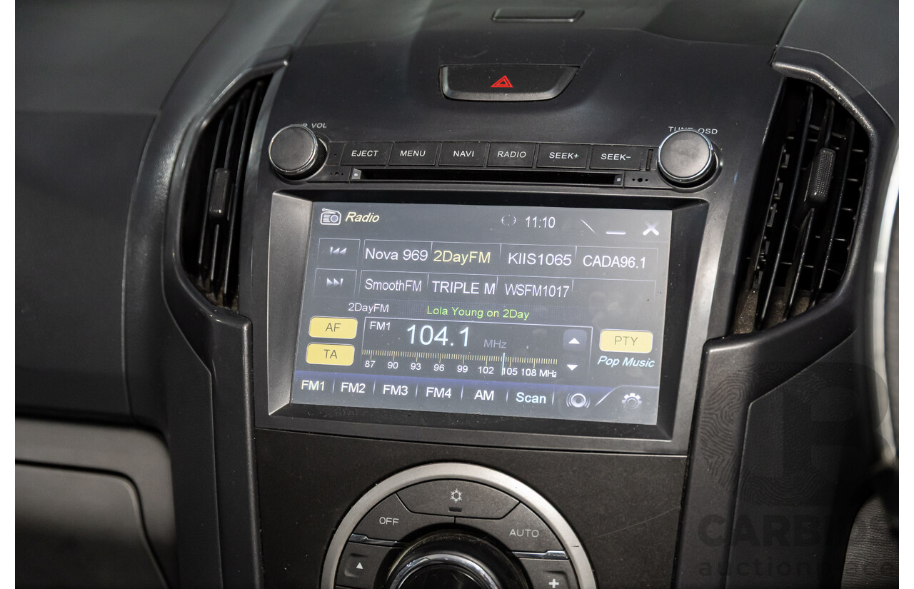 2/2013 Holden Colorado LTZ (4x4) RG Crew Cab P/Up Summit White Turbo Diesel 2.8L