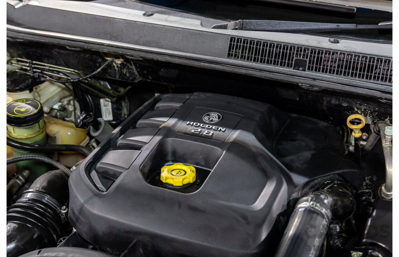 2/2013 Holden Colorado LTZ (4x4) RG Crew Cab P/Up Summit White Turbo Diesel 2.8L