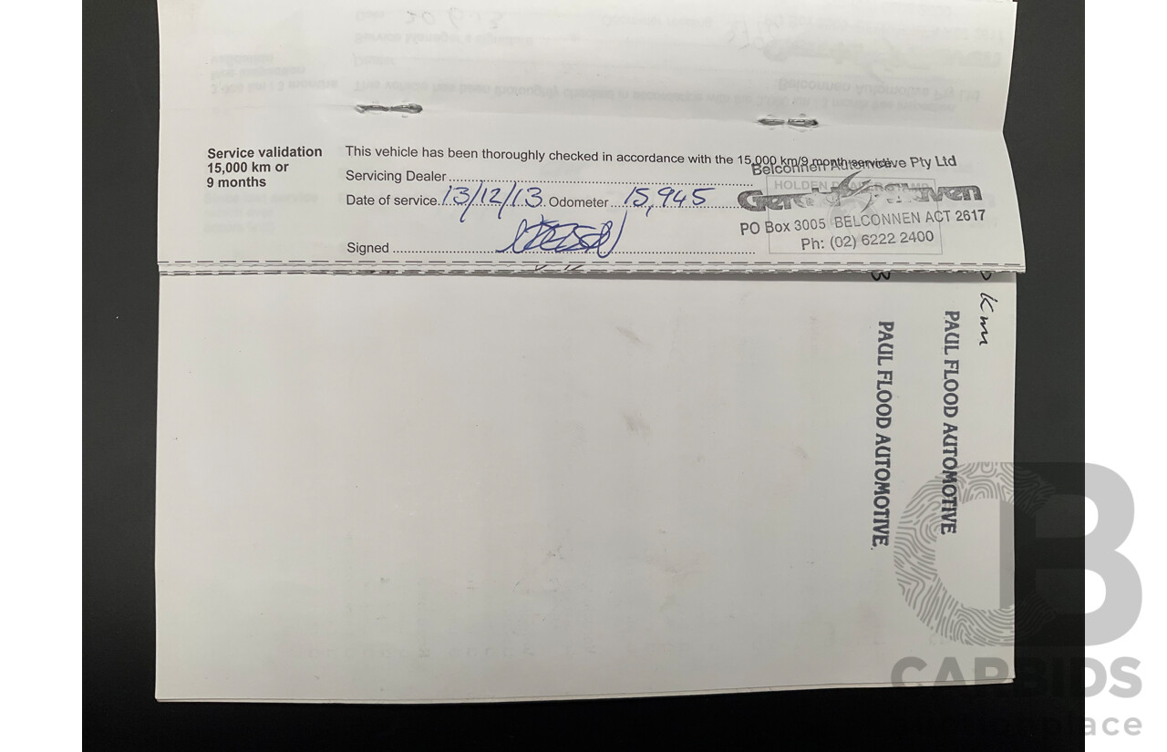 2/2013 Holden Colorado LTZ (4x4) RG Crew Cab P/Up Summit White Turbo Diesel 2.8L